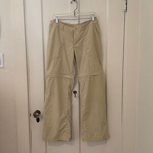 Patagonia Cream Women's Zip Off Pants Shorts